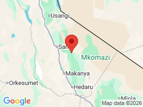 Map of Site Report: South Pare Mountains, Tanzania